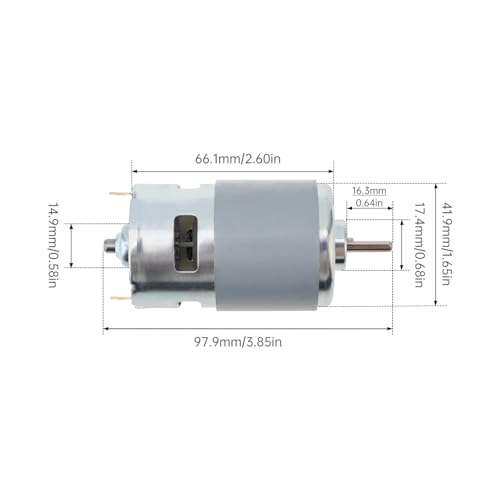 775 DC electronic starter D-Shaft 12V 4500RPM High-speed Large Torque electronic starter for Small Drill Machine/DIY Model Car Motor Drivers von CNTUSRXT