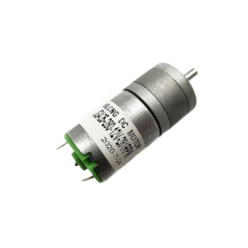 JGA25-280 DC Gear electronic starter 12V 6V Carbon Brush Geared electronic starter Smart Car DIY DC Reducer Motor Drivers(12V 76rpm,Package H) von CNTUSRXT