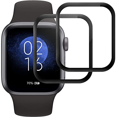 CNXUS [2 Stück für Panzerfolie für Apple Watch Series 7/8 41mm Schutzfolie,3D Screen Protector Displayschutzfolie für iWatch 41mm,9H Härte,kratzfest,Anti-Fingerabdruck von CNXUS