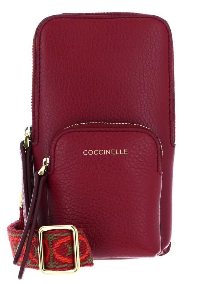 COCCINELLE Handytasche Hi-Tech Phone Bag, aus echtem Rindsleder von COCCINELLE