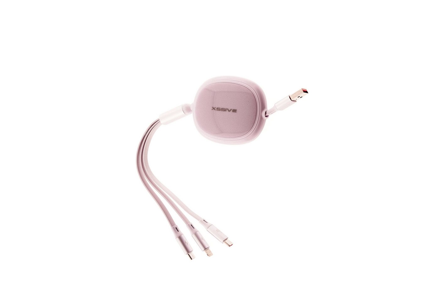 COFI 1453 66 W 3-in-1-Schnellladegerät mit ausziehbarem Kabel vollem Anschluss USB-Kabel von COFI 1453