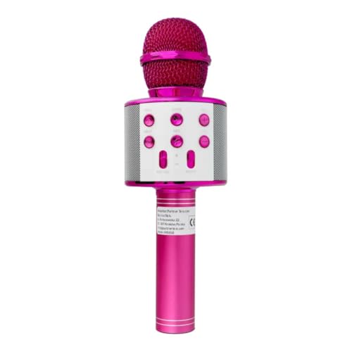 COFI 1453 Multimedia Karaoke-Mikrofon Kabelloser Bluetooth Lautsprecher 1200mAh Pink von COFI 1453