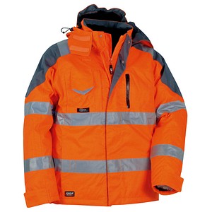 COFRA® Herren Warnjacke Winter RESCUE orange Größe 48 von COFRA®