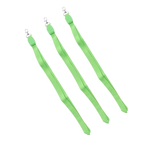 COHEALI 3st Handy-lanyards Handy Hals Halter Schlüsselband Schlüsselanhänger Ständer Für Telefon Lanyard-halter Telefon-sicherheitsleine Abzeichen Lanyards Abreißbares Halsband Green von COHEALI