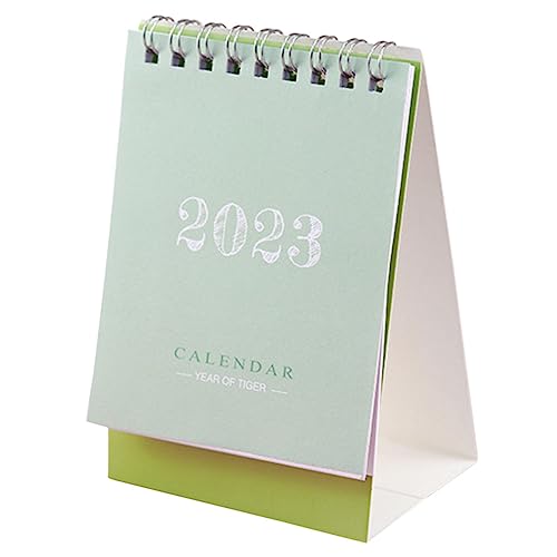 COHEALI Tischkalender 2023 Notizen Papierkalender umgedrehter Papierkalender Dekor Schreibtischkalender tischkalender basteln kreativer kleiner langlebiger kleiner von COHEALI