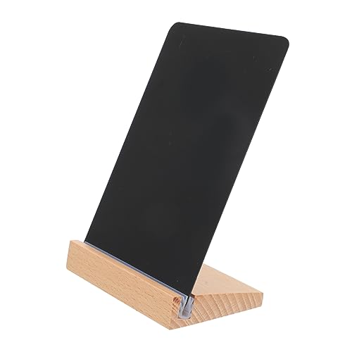 COHEALI handgeschriebenes Preisschild write board plank board plankboard tavlit Kreidetafel wiederverwendbare Tafel trocken abwischbare Schreibtafel Anzeigetafel praktische Tafel PVC Black von COHEALI