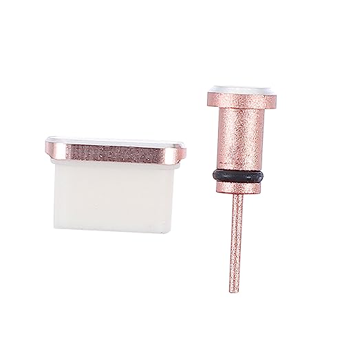 COLLBATH 2 Paar Staubstopfen Ladeabdeckung Kopfhörer Ladekabel Stecker Steckdosenleiste USB-c-Schutz Staub Für Auslauf Überspannungsschutz USB-c-Staub Mehrere PVC Golden von COLLBATH