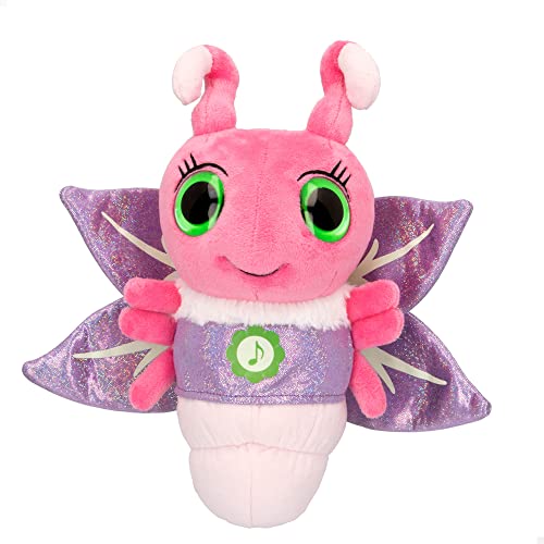 ColorBaby - Plüschpuppe Rosa Luciernaga mit Licht und Sound Glowies 25 cm, Mehrfarbig (49960) von COLORBABY