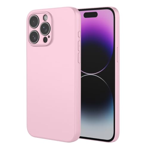 COMAKU Liquid Silicone Case für Samsung Galaxy A16 5G Hülle, Premium Silikon stoßfeste Handyhülle mit [Weichem, Kratzfestem Mikrofaserfutter] für Samsung Galaxy A16 5G - Rosa von COMAKU