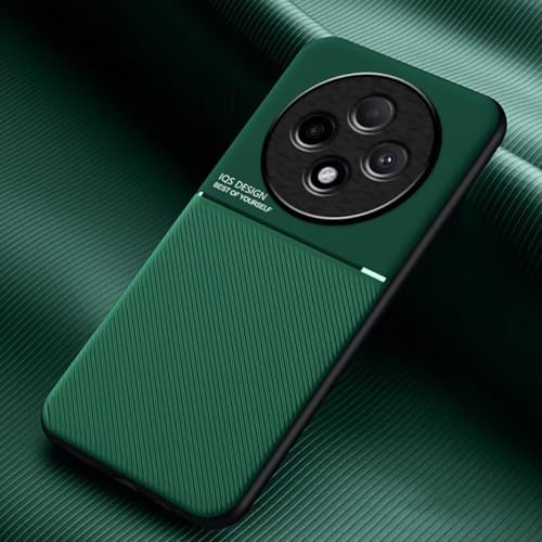 COMAKU Ultradünnes TPU Silicone Hülle für Oppo Reno 12 FS 5G / Reno 12F 5G Textur rutschfest und Stoßfest Schutzhülle Bumper Handyhülle - Grün von COMAKU