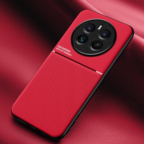 COMAKU Ultradünnes TPU Silicone Hülle für Realme 12 Pro Plus (Pro+) / Realme 12 Pro 5G Textur rutschfest und Stoßfest Schutzhülle Bumper Handyhülle - Rot von COMAKU