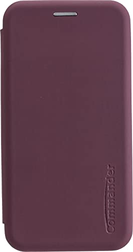 COMMANDER Book Case Curve für Apple iPhone 11 Pro Soft Touch Bordeaux von COMMANDER