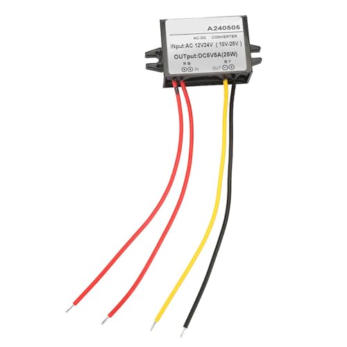 AC 12V 24V zu DC 5V Abwärtswandler AC DC Netzteilmodul (5A) von COMTERVI