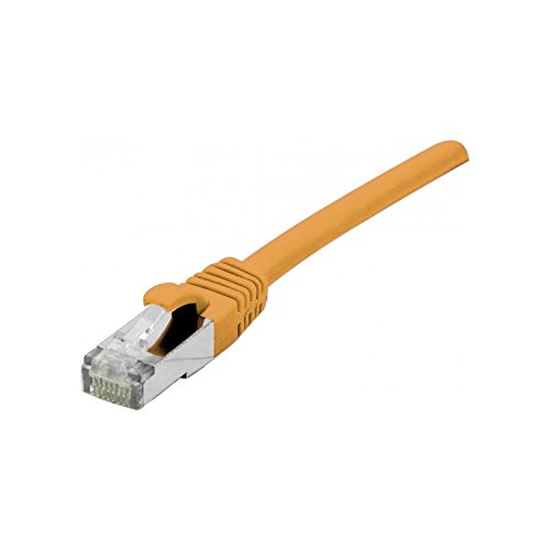 CONNECT Patchkabel aus Kupfer, RJ45 Cat.6a S/FTP LSZH snagless, 1,50 m, Orange von CONNECT