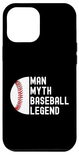 Hülle für iPhone 12 Pro Max MAN MYTH BASEBALL LEGEND BASEBALL von COOL BASEBALL DESIGNS AND OUTFITS