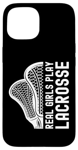 Hülle für iPhone 15 REAL GIRLS PLAY LACROSSE von COOL LACROSSE DESIGNS AND OUTFITS