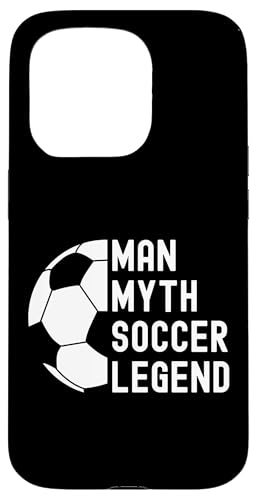 Hülle für iPhone 15 Pro MAN MYTH SOCCER LEGEND FUßBALL von COOL SOCCER DESIGNS AND OUTFITS