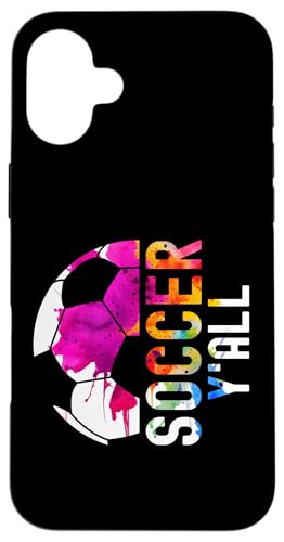 Hülle für iPhone 16 Plus SOCCER YALL FUßBALL von COOL SOCCER DESIGNS AND OUTFITS