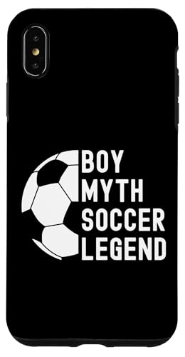 Hülle für iPhone XS Max BOY MYTH SOCCER LEGEND FUßBALL von COOL SOCCER DESIGNS AND OUTFITS