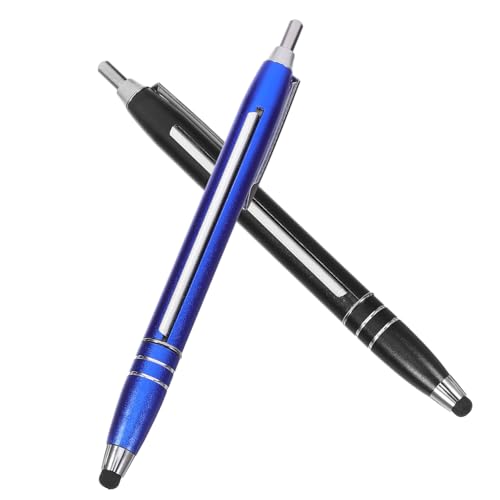 COOPHYA 2st Zeichnungskugelschreiber Titanstift Stift Mit Stylus Dual Kabel Büro Zappelstift Zappeln Multi-stift Eingabestift Für Eingabestifte Touchscreen-stift Zappelt Gadget Aluminium von COOPHYA