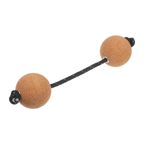 COOPHYA Maracas Eierbecher Instrument Luft Musik rhythmisch interaktives schlagzeug Sandball Lautstärkekontrolliertes Babyspielzeug Eier schütteln Kork Beige von COOPHYA