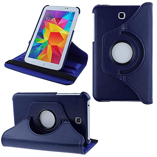 COOVY® 2.0 Cover für Samsung Galaxy TAB 3 7.0 GT-P3200 GT-P3210 SM-T210 SM-T211 Rotation 360° Smart Hülle Tasche Etui Case Schutz Ständer | dunkelblau von COOVY