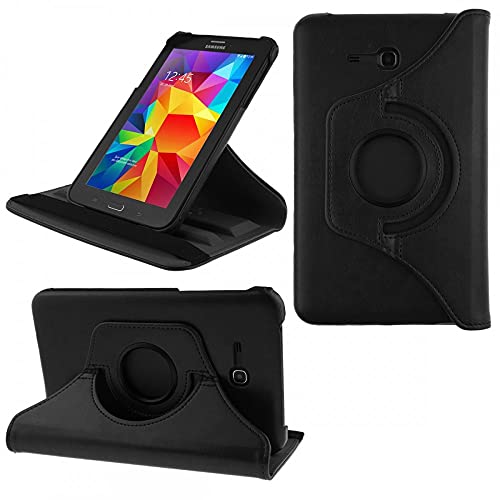 COOVY® 2.0 Cover für Samsung Galaxy TAB 3 LITE 7.0 SM-T110 SM-T111 Rotation 360° Smart Hülle Tasche Etui Case Schutz Ständer | schwarz von COOVY