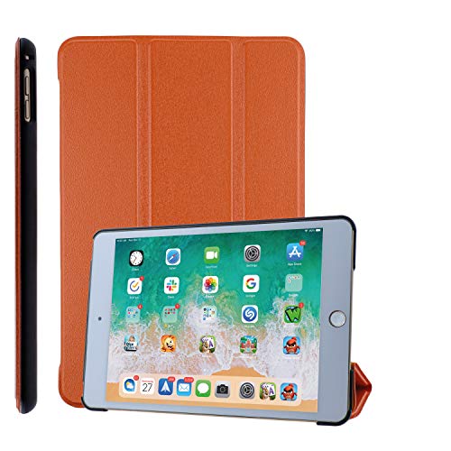 COOVY® Ultra Slim Cover für Apple iPad Mini 5 (Model 2019) Smart Schutzhülle Case Hülle mit Standfunktion und Auto Sleep/Wake up | orange von COOVY