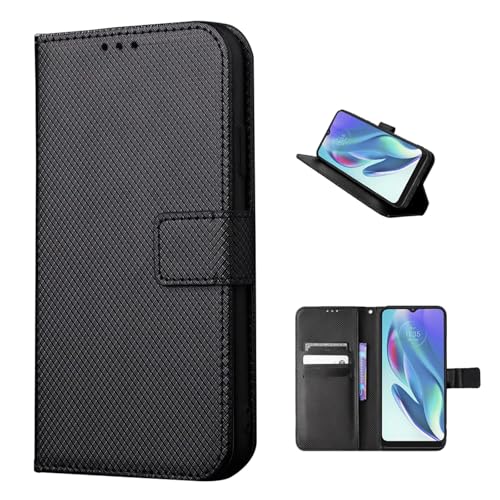 COQUE Hülle für OnePlus Ace 5 Pro 5G, Magnetische Diamant-Kartensteckplatz Brieftasche Handyhülle mit Lanyard,Flip Telefonabdeckung für OnePlus Ace 5 Pro 5G-Schwarz von COQUE