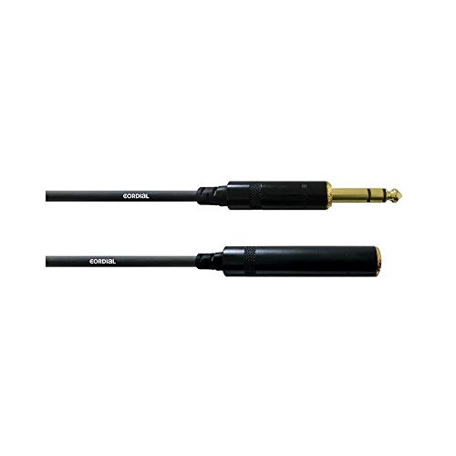 CORDIAL CABLES Stereo-Audiokabel Klinke Stecker - Buchse 7,5 m AUDIO Essentials Jack Kabel von CORDIAL