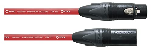 CORDIAL XLR-Mikrofonkabel 10 m rot von CORDIAL