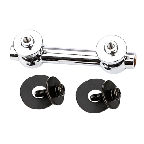 CORHAD 1 Satz Zubehör Für Trommeln Doppelseitige Öse Double-end-trommelböckchen Bassdrums Lugen Snare-drum-anhänger Double End Snare Drum Spannböckchen Dual-end-lasche Silver Legierung von CORHAD