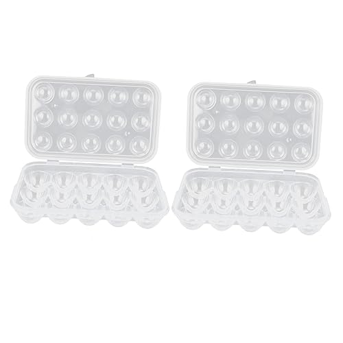 CORHAD 2st Für Eier Eierschale Mit Deckel Halter Für Eierständer Eierhalter Für Den Kühlschrank Für Die Küche Eierkasten Halter Ei-setz-tablett Plastik von CORHAD