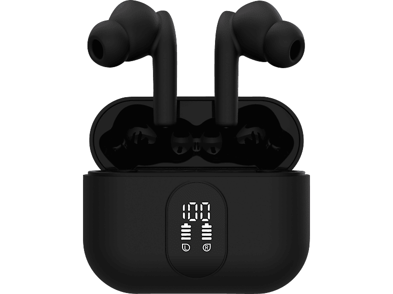CORN TECHNOLOGY TWS-VX-1 True Wireless, In-ear Kopfhörer Bluetooth Black von CORN TECHNOLOGY