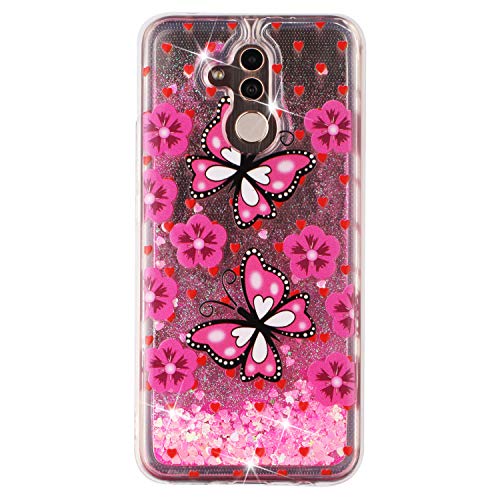 COTDINFOR Compatible with Huawei Mate 20 Lite Hülle Flüssigkeit Glitzer Flip Cover Sparkle Floating Bling Stoßfest Schutzhülle Handyhüllen für Huawei Mate 20 Lite Case Butterfly XYLS. COTDINFOR Compatible with Huawei Mate 20 Lite Hülle Flüssigkeit Glitzer Flip Cover Sparkle Floating Bling Stoßfest Schutzhülle Handyhüllen für Huawei Mate 20 Lite Case Butterfly XYLS. von COTDINFOR