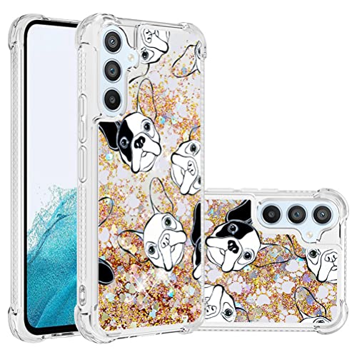 COTDINFOR Compatible with Samsung Galaxy A54 5G Hülle Flüssigkeit Glitzer Cover Fließend Love Pailletten Weich Silikon Transparent Stoßfest Schutzhülle Handyhüllen für Galaxy A54 5G Funny Dog YB. COTDINFOR Compatible with Samsung Galaxy A54 5G Hülle Flüssigkeit Glitzer Cover Fließend Love Pailletten Weich Silikon Transparent Stoßfest Schutzhülle Handyhüllen für Galaxy A54 5G Funny Dog YB. von COTDINFOR