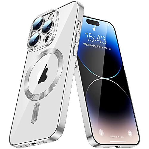 COTDINFOR Hülle für iPhone 11 Kompatibel mit MagSafe Kabellosem Laden Militärnorm Sturzschutz Case Kratzfeste Rückseite Magnet Stoßfest Handyhülle für iPhone 11 Silber YXIN. COTDINFOR Hülle für iPhone 11 Kompatibel mit MagSafe Kabellosem Laden Militärnorm Sturzschutz Case Kratzfeste Rückseite Magnet Stoßfest Handyhülle für iPhone 11 Silber YXIN. von COTDINFOR