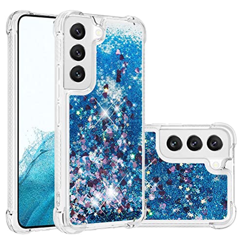 COTDINFOR Kompatibel mit Samsung Galaxy S22 Hülle Flüssigkeit Glitzer Stoßfest Fließend Glänzend Schlank Hülle für Schutzhülle Silikon Handyhüllen für Galaxy S22 TPU Love Blue YBWTLS. COTDINFOR Kompatibel mit Samsung Galaxy S22 Hülle Flüssigkeit Glitzer Stoßfest Fließend Glänzend Schlank Hülle für Schutzhülle Silikon Handyhüllen für Galaxy S22 TPU Love Blue YBWTLS. von COTDINFOR