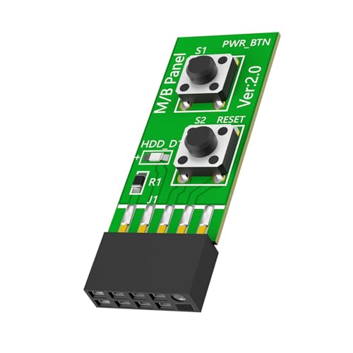 CPAOWEHF 2x5 Pin ResetPower Switches Board Adapter Für Computerverbindung Und Adapter von CPAOWEHF