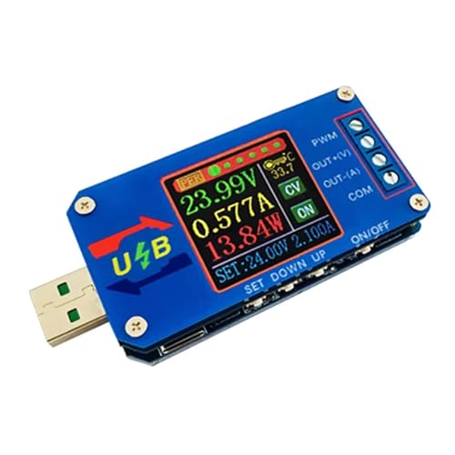 CPAOWEHF Präziser USB Spannungsstromregler Mit Frequenzmessung Von 5 V Bis 12 V Spannungsregler USB Amperemeter von CPAOWEHF