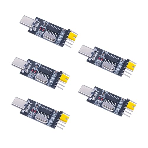 CPAOWEHF USB-auf-Seriellen-Modul CH340G Modul-Adapterplatine USB auf Serien-Port-Modul für Mikrocontroller-Download von CPAOWEHF