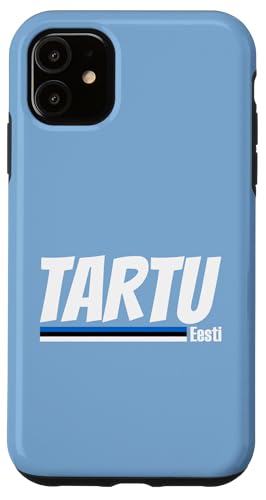 Hülle für iPhone 11 Tartu Eesti, Estnische Flagge, Estland Fan, Estland Tartu von CQ Estland Fahne Design