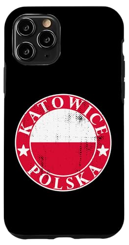 Hülle für iPhone 11 Pro Katowice Polen Flagge, Polnische Flagge, Kattowitz von CQ Polen Urlaub Design