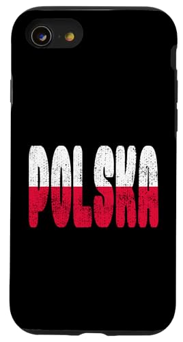 Hülle für iPhone SE (2020) / 7 / 8 Polen Flagge, Poland Flag, Polnische Flagge, Polska von CQ Polen Urlaub Design