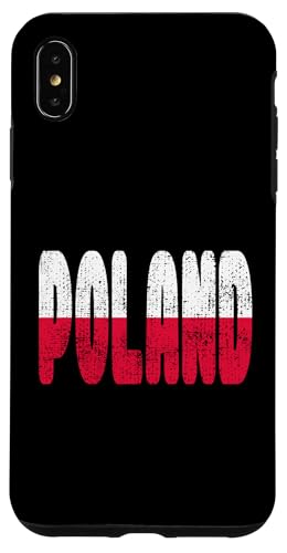 Hülle für iPhone XS Max Polen Flagge, Poland Flag, Polnische Flagge, Polska von CQ Polen Urlaub Design