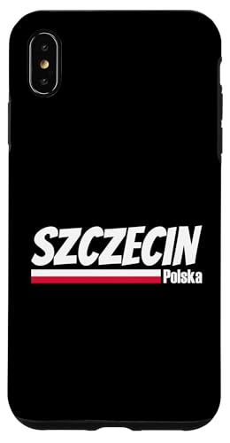 Hülle für iPhone XS Max Szczecin Polen Flagge, Polnische Flagge, Stettin von CQ Polen Urlaub Design