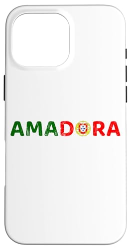 Amadora, Portugal Flagge, Portugal Reise, Amadora Hülle für iPhone 16 Pro Max von CQ Portugal Urlaub Design