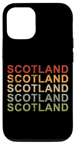 Hülle für iPhone 12/12 Pro Retro Scotland, Schottland Reise, Stolz Schottland von CQ Schottland Geschenke