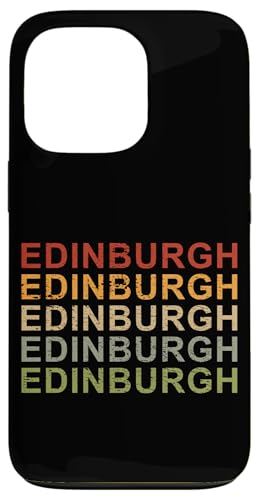 Hülle für iPhone 13 Pro Retro Edinburgh, Schottland Reise, Edinburgh von CQ Schottland Geschenke