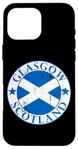 Hülle für iPhone 16 Pro Max Glasgow Schottland Flagge, Schottland Reise, Glasgow von CQ Schottland Geschenke